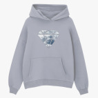 Толстовка худи оверсайз