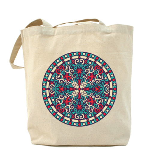 Сумка шоппер с принтом Морской узор