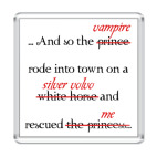 Магнит 6.5 x 6.5 см Prince or vampire?