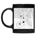 Кружка цветная UV-DTF