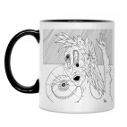 Кружка двухцветная