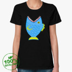 Женская футболка органик