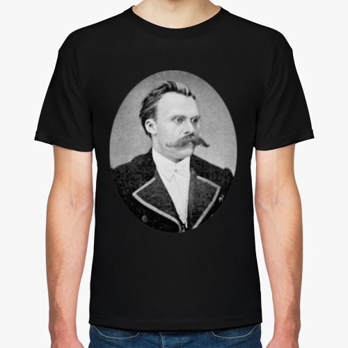 Футболка с принтом Фридрих Ницше / Friedrich Nietzsche