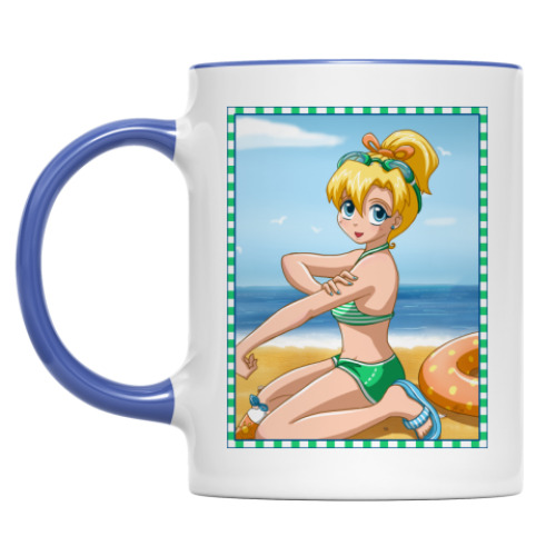 Кружка с принтом 'Лосьон для загара'