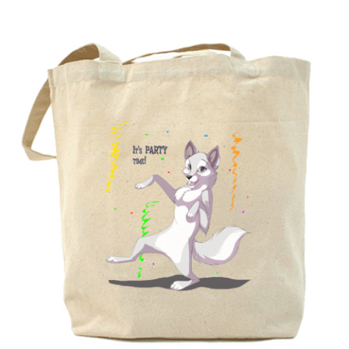 Сумка шоппер с принтом It's party time