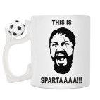 Кружка с футбольным мячиком