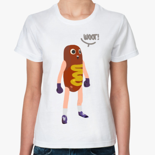 Классическая футболка с принтом Life is strange - Hot Dog Man