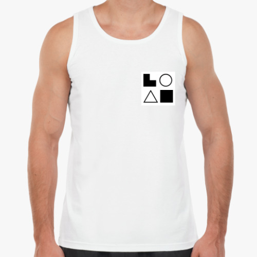 Майка с принтом  ЭСЭ (Гюго)