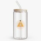 Банка с бамбуковой крышкой