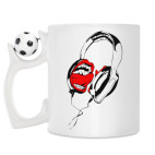 Кружка с футбольным мячиком
