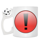 Кружка с футбольным мячиком