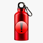 Металлическая бутылка 400 мл UV-DTF