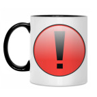 Кружка двухцветная