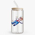 Банка с бамбуковой крышкой