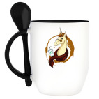 Кружка с ложкой