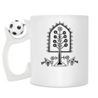 Кружка с футбольным мячиком