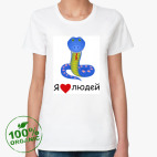 Женская футболка органик