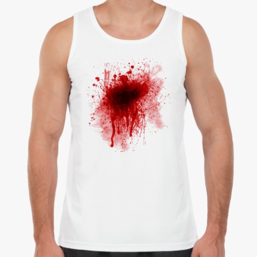 Майка с принтом Брызги крови