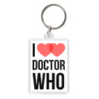 Брелок 5.7 x 4.1 см I love DOCTOR WHO