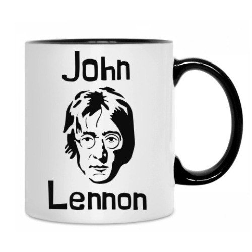 Кружка с принтом Джон Леннон