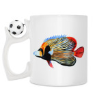 Кружка с футбольным мячиком