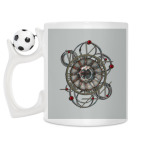 Кружка с футбольным мячиком