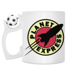 Кружка с футбольным мячиком