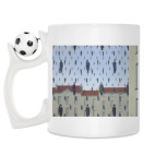 Кружка с футбольным мячиком