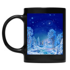 Кружка цветная UV-DTF