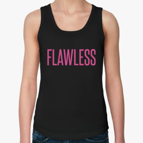 Женская майка с принтом FLAWLESS