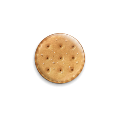Значок 25мм с принтом Крекер