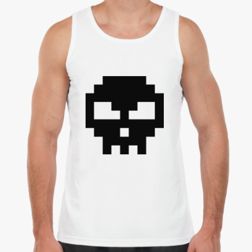 Майка с принтом  «Череп»