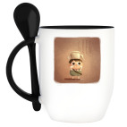 Кружка с ложкой