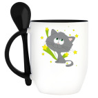 Кружка с ложкой