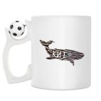Кружка с футбольным мячиком