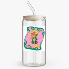 Банка с бамбуковой крышкой