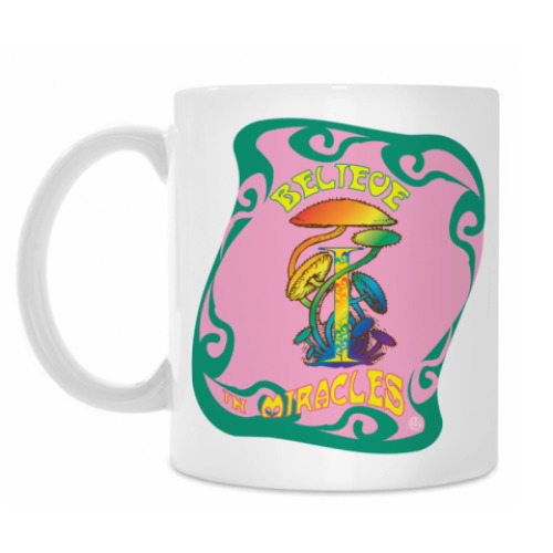 Кружка с принтом Believe in miracles