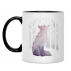 Кружка двухцветная