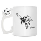 Кружка с футбольным мячиком