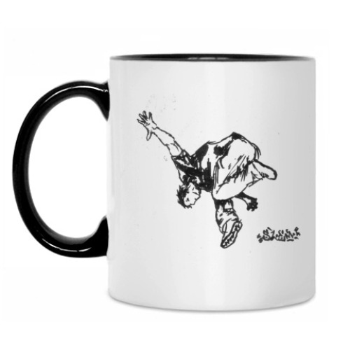 Кружка с принтом Паркур