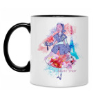 Кружка двухцветная