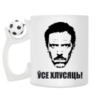 Кружка с футбольным мячиком