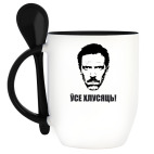 Кружка с ложкой