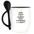 Кружка с ложкой