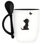 Кружка с ложкой