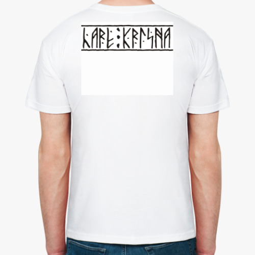 Футболка с принтом Харе Кришна.