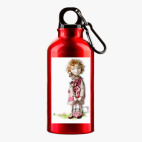 Металлическая бутылка 400 мл UV-DTF