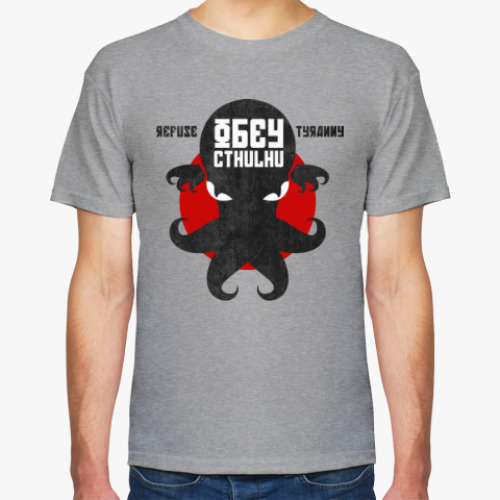 Футболка с принтом Obey Cthulhu