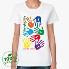 Женская футболка органик