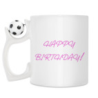 Кружка с футбольным мячиком